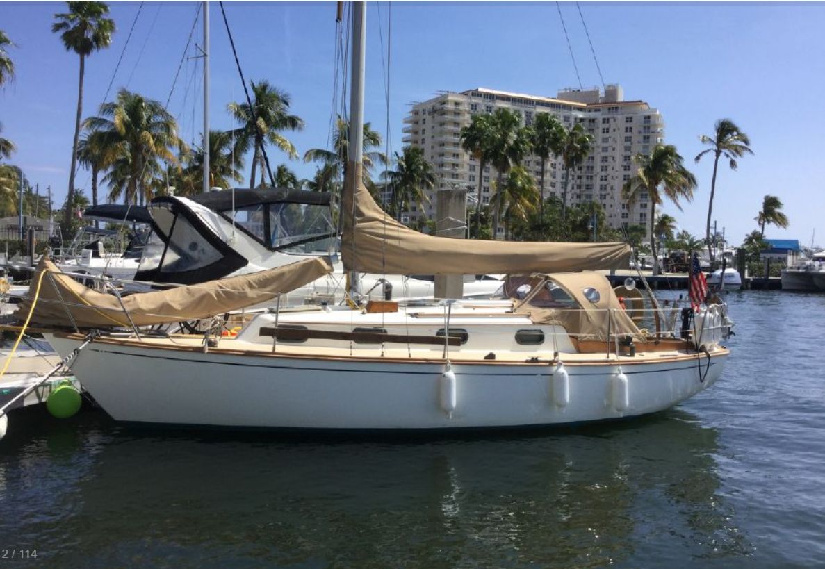 Cape Dory 28 at dock
